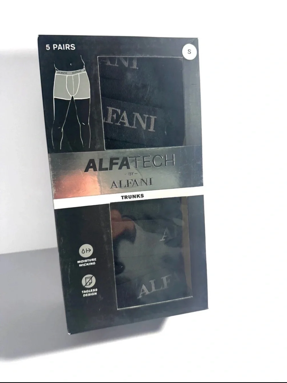 Alfani Black ALFA Tech Men's Trunks - 5 Pack
